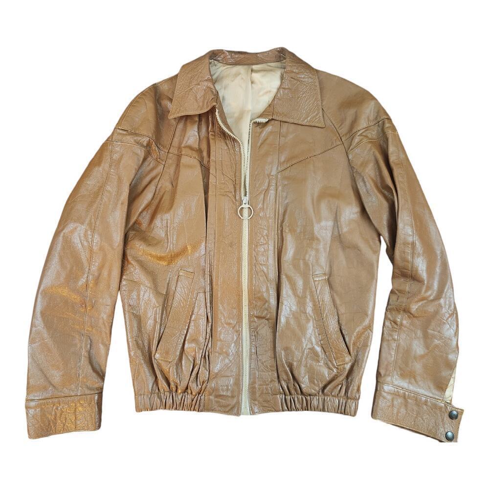 Vintage Lola factory Cairo leather jacket womens bomber jacket